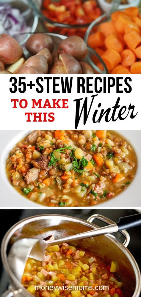 Winter Stew Recipes, Winter Stew, Slow Cooker Stew Recipes, Stew Recipes Crockpot, Healthy Stew, Stew Dinner, Winter Stews, Stew Chicken, Crockpot Stew