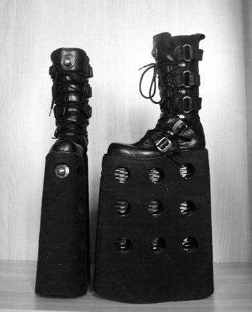 Extreme Platform Boots, New Rock Shoes, Goth Platform Boots, Funny Shoes, New Rock Boots, Rock Boots, Goth Shoes, Goth Boots, Gothic Boots