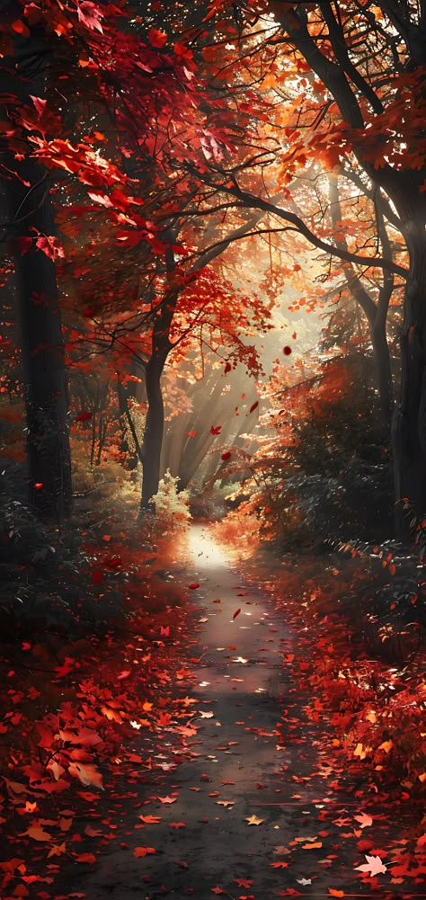 Pretty Autumn Wallpaper, Fall Trees Wallpaper, Phone Wallpaper Autumn, Fall Wallpapers For Iphone, Autumn Video, Autumn Pics, Relax Video, Free Fall Wallpaper, Fall Drawings