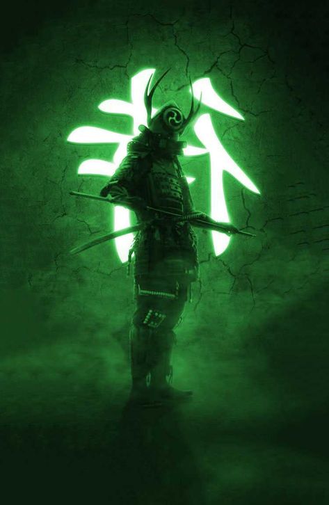 Green Samurai, Samurai Wallpaper, Wallpaper Colorful, Military Officer, Favorite Character, Green