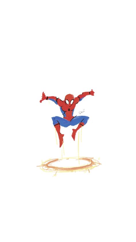 Spiderman jump from time Spiderman Jumping, Spiderman No Way Home, Home Illustration, Spiderman Drawing, No Way Home, Reference Photos, Graphic Design Portfolio, Design Portfolio, No Way