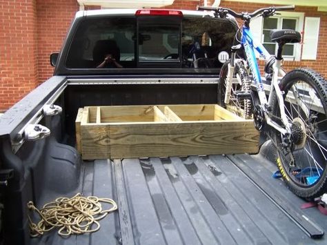 bike rack for truck bed diy Bike Rack For Truck Bed, Bike Rack For Truck, Wood Bike Rack, Truck Bed Bike Rack, Truck Bike Rack, Diy Truck Bedding, Tent Camping Beds, Diy Bike Rack, Truck Bed Tent