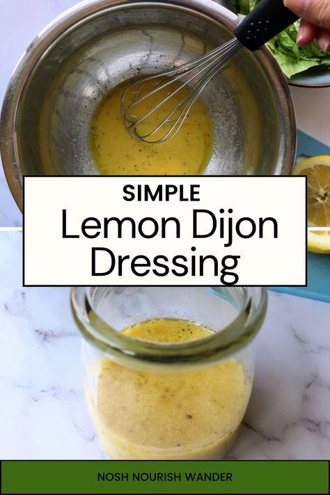 Lemon Dijon Dressing is a tangy and flavorful dressing that combines the sharpness of Dijon mustard with the freshness of lemon juice. This easy lemon vinaigrette is a popular choice for salads, and it’s easy to see why. It adds a zingy and refreshing taste to any salad, making it a perfect summertime dressing. Lemon Dijon Vinaigrette Dressing, Mustard Lemon Dressing, Lemon Based Salad Dressing, Lemon Vinegarette Dressing, Vegetable Dipping Sauce, Lemon Vinegarette, Dijon Mustard Dressing, Lemon Dijon Dressing, Dijon Vinaigrette Dressing