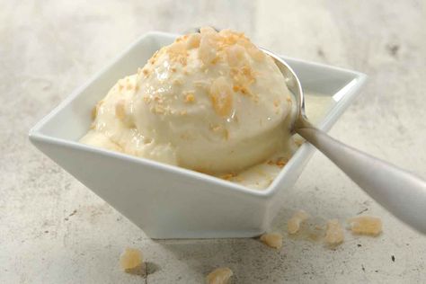 Pineapple-Coconut Gelato Recipe Coconut Gelato, Recipes Pineapple, Recipe Photo, Pineapple And Coconut, Gelato Recipe, Gelato Ice Cream, Ice Cream Maker Recipes, King Food, Sorbet Recipes