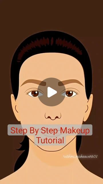 Rashmi Makeovers on Instagram: "Step by step Makeup tutorial ✅  Follow @rashmi_makeovers01 for more🦋🦋  #makeup #makeupsteps #makeupstepbystep #rashmi_makeovers01 #makeuptutorial #makeuptips #makeuptipsandtricks #makeuptipsforbeginners #makeupforbeginners #wakeupandmakeup #trendoninstagram #trendingnow #trendingaudio" Simple Makeup Steps, Full Make Up Tutorial Step By Step, Makeup Prep Steps, How To Make Up Step By Step Videos, How To Apply Make Up Step By Step, Steps Of Makeup How To Apply, Beginners Makeup Tutorial Step By Step, Make Up Steps By Step, Easy Makeup Tutorial Step By Step