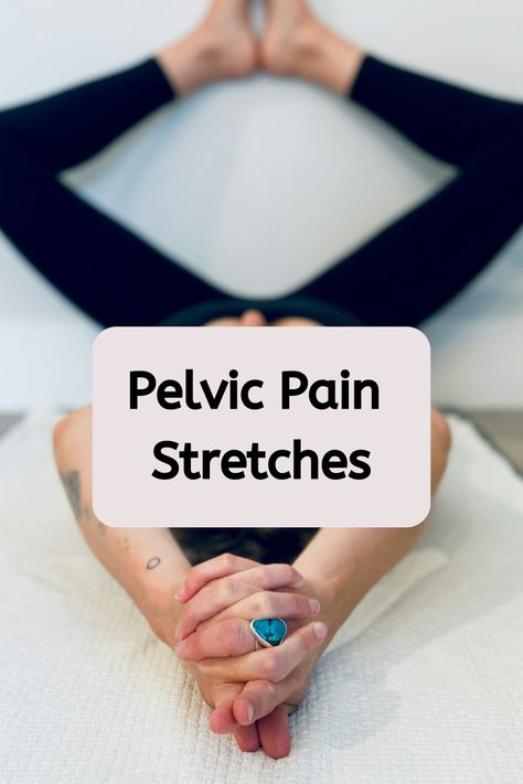 Read the full post here for insight on how certain stretches can help you with your pelvic pain. These pelvic pain stretches could be a great addition to your life if you feel you have struggled with any type of pelvic pain or chronic low back pain.  These stretches target all of the muscle attaching to the pelvic girdle and pelvic floor muscles.  Try this out today! Pelvic Girdle Pain Relief, Pelvic Floor Stretches, Pelvic Floor Dysfunction Exercises, Pelvic Floor Exercises For Prolapse, Pelvic Floor Physical Therapy, Painful Bladder Syndrome, Pelvic Floor Muscle Exercise, Pelvic Girdle, Pelvic Floor Therapy