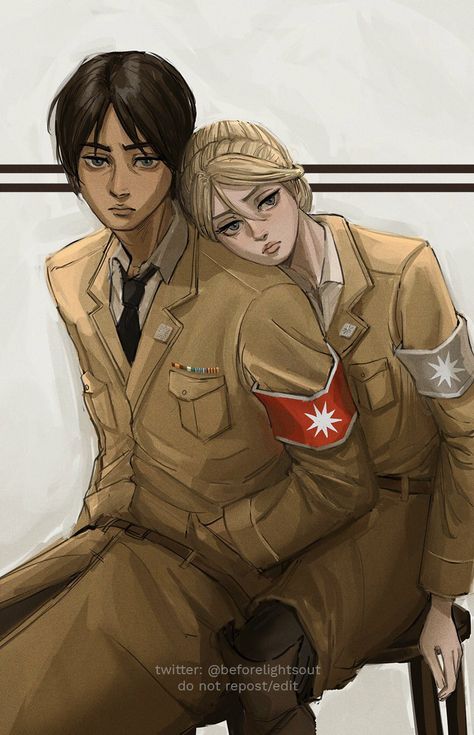 Aot Eren, Atack Ao Titan, Attack On Titan 2, Historia Reiss, Attack On Titan Ships, Attack On Titan Eren, Friend Cartoon, Star Wars Outfits, Attack On Titan Fanart