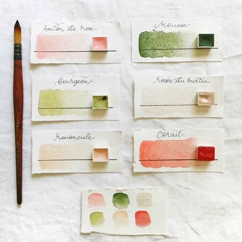 Art Color Theory, Visual Art Journal, Watercolor Tools, Watercolor Packaging, Learn Painting, Watercolor Loose, Painting A Room, Doodle A Day, Natural Paint