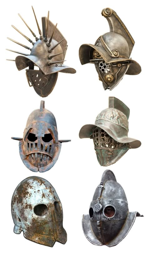 Post Apocalyptic Juggernaut inspiration Historical Helmets, Medieval Mask, Fantasy Helmet, Armour Helmet, Medieval Helmet, Dungeons And Dragons Races, Medieval Helmets, Medieval World, Watercolor Projects