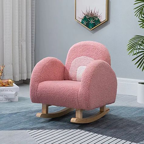 Amazon.co.uk : fluffy chairs Fluffy Chairs, Childs Sofa, Bubble Chair Pink, Children Size Chair, Toddler Armchair, Fluffy Armchair For Kids Purple, Baby Pink Single Sofa, Wooden Rocker, Zebra Rug