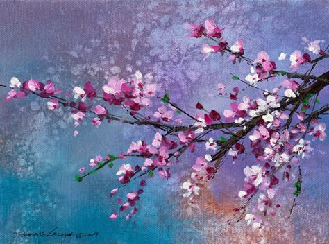 Couple Canvas Painting, Buddha Canvas Painting, Calligraphy On Canvas, Beginners Canvas Painting, Sakura Painting, Couples Canvas Painting, Beginners Watercolor, Bird Paintings On Canvas, Painting On Canvas For Beginners