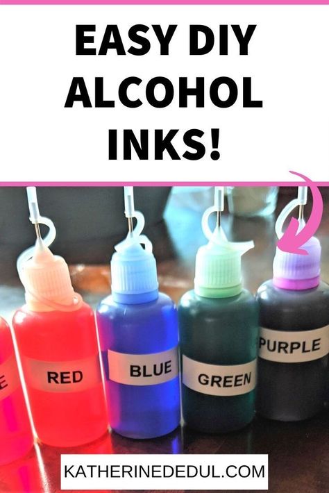 Save yourself some money and learn how to easily make your own alcohol inks using Sharpie markers and rubbing alcohol. #MakeYourOwnCraftingSupplies #DIYCraftSupplies Make Your Own Alcohol, How To Make Ink, Diy Alcohol, Marker Crafts, Maker Ideas, Alcohol Ink Markers, Sharpie Markers, Sharpie Marker, Handmade Inspiration