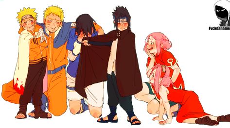 Team 7 Before and After by fvckfdaname on DeviantArt Last Game Manga, Naruto Team 7, Naruto Family, Naruto Teams, Naruto Images, Manga Naruto, Sasuke Sakura, Naruto Fan Art, Naruto Sasuke Sakura