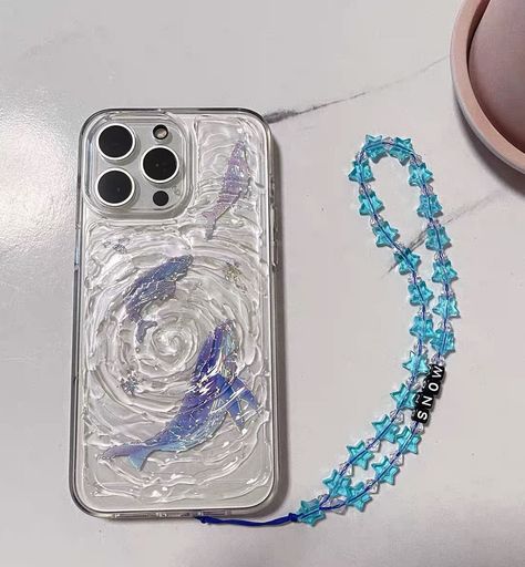 Handmade Underwater World Ripple Epoxy Phone Case, for all iPhone Samsung Model More details please check my Bio or DM. *all the epoxy cases, the processing time is about 15 days. #epoxy #epoxyphonecase #resinphonecase #animalphonecase #whale #whaledesign #epoxydiy #handmadephonecase Resin Mobile Case, Clear Phone Case Design, Phone Case Clear, Creative Iphone Case, Handmade Phone Case, Phone Case Samsung, Whale Design, Animal Phone Cases, Aesthetic Phone Case