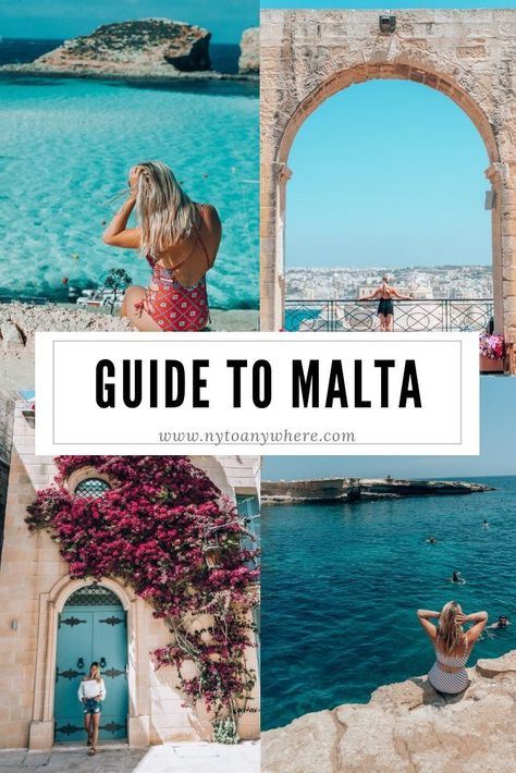 What to See in Malta // A guide to the three islands of Malta : Malta, Gozo and Comino #malta #travel #gozo #bluelagoon Malta Travel Guide, Mediterranean Travel, Malta Travel, Travel Articles, Europe Travel Destinations, Europe Travel Tips, Summer Holidays, Messina, Travel Europe