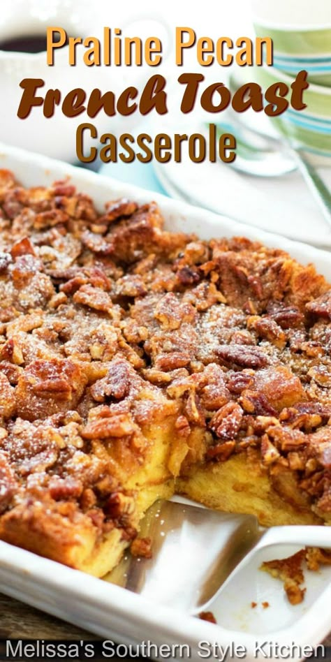 Pecan French Toast Casserole, Pecan French Toast, Thanksgiving Brunch, French Toast Casserole Overnight, Best French Toast, French Toast Casserole Recipes, Overnight French Toast, Sandwich Bar, Toast Casserole