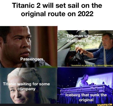 Titanic 2 will set sail on the original route on 2022 "Iceberg that sunk the ' – popular memes on the site iFunny.co #titanic #movies #titanic #will #set #sail #original #route #iceberg #pic Titanic 2, Memes Br, Crazy Funny Memes, Set Sail, What’s Going On, Really Funny Memes, Among Us, Popular Memes, Funny Comics