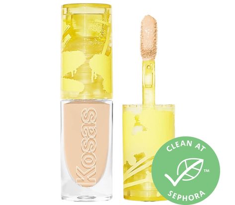 Check out this product at Sephora.com - Kosas Mini Revealer Super Creamy + Brightening Concealer with Caffeine and Hyaluronic Acid - Tone 04 N Kosas Concealer, Brightening Concealer, Travel Size Makeup, Travel Size Toiletries, Full Coverage Concealer, Best Concealer, Creamy Concealer, Too Faced Concealer, Favorite Makeup Products