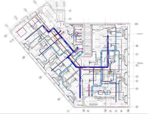 Bim Modeler Portfolio, Drawing Mechanical, Mechanical Drawings, Game Layout, Mechanical Drawing, Hvac Design, Bim Model, Architecture Diagrams, Shop Drawing