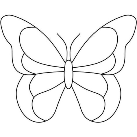 Wrist Tattoo Designs, Butterfly Outline, Minimalist Tattoo Ideas, Hand Embroidery Patterns Free, صفحات التلوين, Simple Embroidery Designs, Punch Needle Patterns, Aktivitas Montessori, Butterfly Drawing