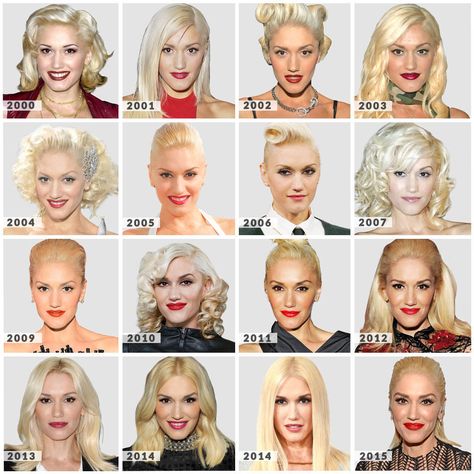 Gwen Stefani Hair, Gwen Stefani 90s, Gwen Stefani Style, Hair Silver, Rockabilly Hair, Silver Blonde, Platinum Hair, Grey Hair Color, He Or She