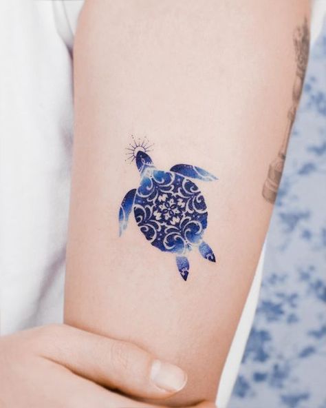 Tattoo Turtle, Blue Turtle, Turtle Tattoo, Tattoo On, Print Tattoos, Sea Turtle, Paw Print Tattoo, Paw Print, Tattoos