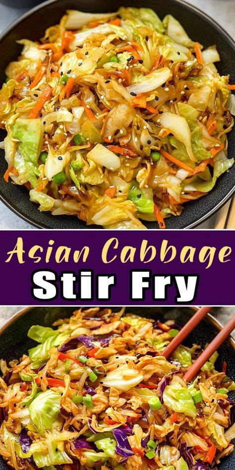 Fresh, healthy, and ready in minutes! 🥬✨ This Asian Cabbage Stir Fry is loaded with vibrant veggies and bold flavors. Perfect for a quick dinner or a flavorful side dish! 🥢💚 #AsianRecipes #HealthyMeals #QuickAndEasy #VeggieLove #WeeknightDinnerIdeas 🌱 Asian Cabbage Stir Fry, Best Cabbage Recipe, Asian Cabbage, Cabbage Side Dish, Stir Fry Recipes Healthy, Cabbage Recipes Healthy, Fluffy Scrambled Eggs, Cabbage Stir Fry, Healthy Asian