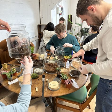 We can't wait to host our next Terrarium workshops this Saturday! 🌿 Secure your spot and join us for on July 6th at 2 PM. Hurry, spaces are limited! #TeamBuildingLondon #TeamBuilding #TerrariumWorkshop #DIYTerrarium #TerrariumCreation #WorkshopLondon #Terrarium #TerrariumLove #ClosedTerrarium #CityEscape #NewHobby #Terrarium #Terrariums #TerrariumArt #GiftIdea #WorkshopLondon #thingstodoinlondon Terrarium Workshop, Terrarium Diy, Things To Do In London, July 6th, New Hobbies, Team Building, Terrarium, Join Us, House Styles