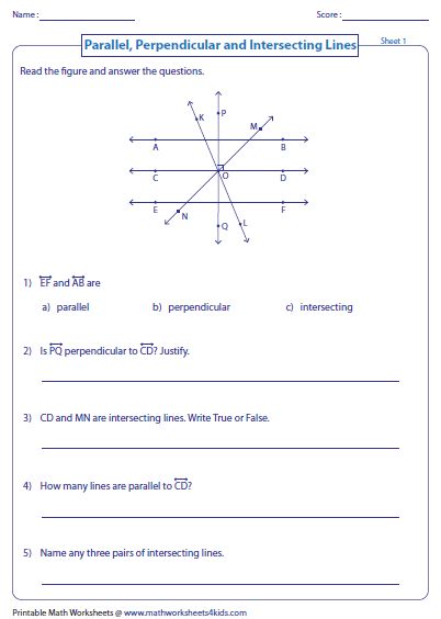 Parallel, Perpendicular And Intersecting Lines Worksheets Types Of Lines Worksheet, Montessori Elementary Activities, Lines Worksheet, Gcse Maths Revision, Parallel And Perpendicular Lines, Supplementary Angles, Perpendicular Lines, Distance Formula, Intersecting Lines