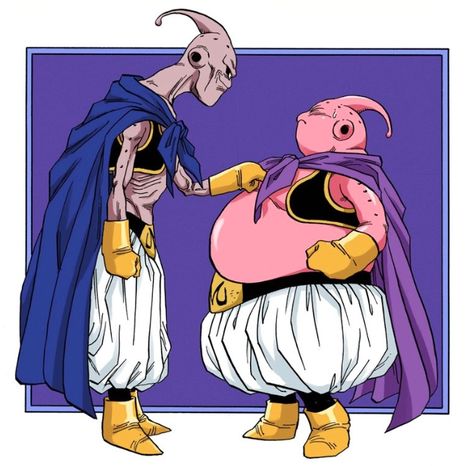 Evil Buu v. Majin Buu Buu Dbz, Majin Vegeta, Majin Boo, Majin Buu, Ball Drawing, Looney Tunes Cartoons, Dragon Ball Super Art, Anime Dragon Ball Goku, Dope Cartoon Art