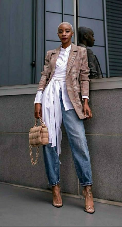 Fall Outfits For Black Women, Outfits For Black Women, Looks Pinterest, Olivia Pope, Tuxedo Dress, Black Women Fashion, Looks Chic, Mode Inspiration, Look Fashion