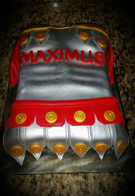 Gladiator Cake Spartan Cake, Toga Theme, Gladiator Party, Rome Party, Roman Party, Soldier Party, Game Of Thrones Cake, Fondant Torte, Roman Soldier