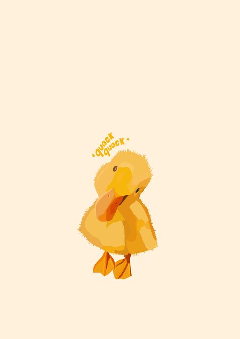 Duck Wallpaper Ipad, Duck Wallpaper Iphone, Cute Duck Wallpaper, Cute Easter Wallpaper, Spring Iphone Wallpaper Aesthetic, Spring Wallpaper Aesthetic, Spring Wallpaper Iphone, Spring Iphone Wallpaper, Duck Stuff