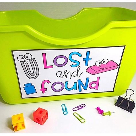 A classroom lost and found is a must! Teaching Classroom Decor, Classroom Organization Elementary, Teachers Room, Classroom Hacks, Kindergarten Classroom Decor, Preschool Classroom Decor, Elementary Classroom Decor, Classroom Organisation, Organization And Management