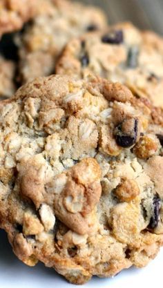 Christmas Cookies Peanut Butter, Ranger Cookies Recipe, Best Cookies Recipes, Classic Chocolate Chip Cookies Recipe, Ranger Cookies, Cowboy Cookie Recipe, Cookies Peanut Butter, Classic Chocolate Chip Cookies, Favorite Dessert