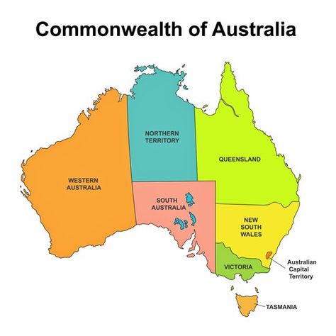 Map of regions in Australia Places In Australia, Map Of Australia, Australia Flag, Tourist Map, Australia Map, Country Maps, Jesse James, Northern Territory, Detailed Map