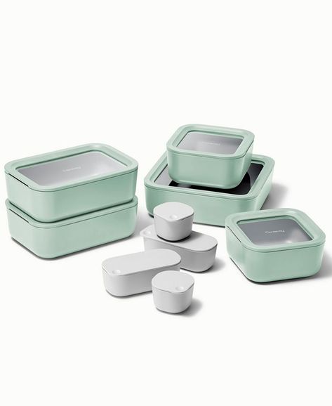 Caraway 14 Piece Glass Food Storage Set - Macy's Glass Food Storage, Food Storage, Pick Up, In Store, Buy Online, Free Shipping, Glass