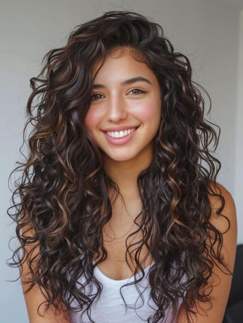 Explore Stylish Long Curly Hairstyles for Every Occasion Women Hair Colour Styles, Long Naturally Curly Haircuts, Long Haircuts Curly Hair, Long Hair Curly Haircuts, Long Deva Curl Haircut, Long Thick Curly Haircuts, Long Layered Curly Haircut Natural Curls, Perm For Women, Long Naturally Curly Hair Styles