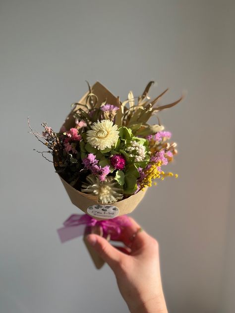 Ella May dried flower medium bouquet Mini Dry Flower Arrangements, Small Dry Flower Bouquet, Dry Flower Arrangements, Mini Dried Flower Vases, Tiny Dried Flower Bouquet, Dry Bouquet, Medium Bouquet, Miniature Dried Flower Bouquet, Flower Farming