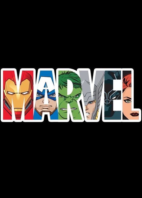 Marvel Design Ideas, Marvel Logo Wallpapers, Marvel Logo Art, Marvel Heroes Logo, Marvel Heroes Wallpaper, Marvel Avengers Cartoon, Marvel Superhero Logos, Marvel Dc Wallpaper, Marvel Prints