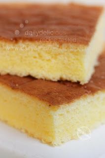 dailydelicious: Basic: Yellow Sponge Cake Yellow Sponge Cake Recipe, Yellow Sponge Cake, Guyana Food, Sponge Cake Decoration, Guyanese Food, Pepper Poppers, Mini Peppers, Sponge Cake Recipe, Sponge Cake Recipes