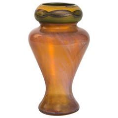 Tiffany Studios New York “Tel el Amarna” Vase Burnt Ochre, Wall Groupings, Tiffany Studios, Art Nouveau Furniture, Tiffany Art, Modern Vases, Egyptian Inspired, Vases For Sale, Czech Art