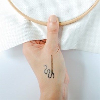 Craftoos – Temporay Tatts For Crafters – Needle Work Sewing Tattoo Design, Cross Stitch Tattoo, Sewing Tattoos, Knitting Tattoo, Tiny Wrist Tattoos, Free Tattoo, Mom Tattoos, Needle Work, Wood Work