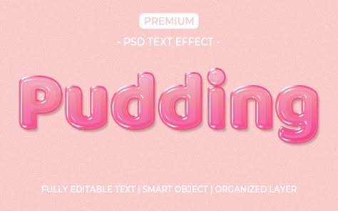 Pink jelly text effect | Premium Psd #Freepik #psd #typography #font #3d #text Jelly Font Design, Pink Font Aesthetic, Pink Typography Design, Bold Text Design, Jelly Typography, Fonts 3d, Jelly Design, 3d Fonts, Text Ideas