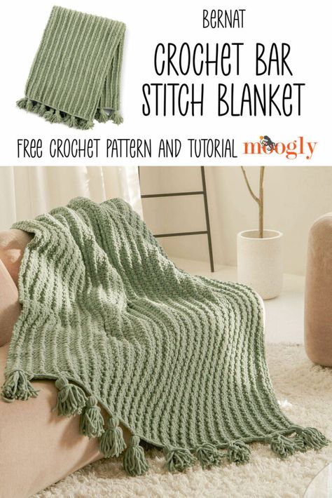 Crochet Blanket Bernat Blanket Yarn, Crochet Blanket Bernat, Crochet Baby Blanket Tutorial, Chunky Crochet Blanket Pattern, Crochet Throw Pattern, Throw Blanket Pattern, Stitch Blanket, Chunky Crochet Blanket, Bernat Blanket