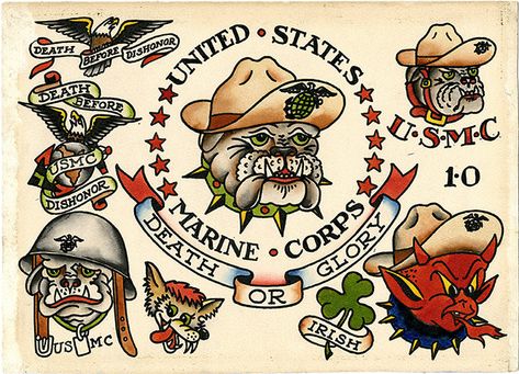 Sailor Jerry Marine Corps Tattoo, American Traditional Marine Corps Tattoo, Marine Corps Traditional Tattoo, Marine Corps Bulldog Tattoos, Usmc American Traditional Tattoo, Marine Bulldog Tattoo, Usmc Bulldog Tattoo, Marine Corps Tattoo, Usmc Tattoos