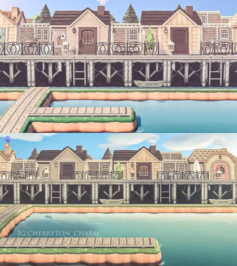 Becoming A New Person, Standee Design, Animal Crossing Wild World, Sea Port, Cape Cod Style, Lazy River, Acnh Designs, Acnh Codes, New Animal Crossing