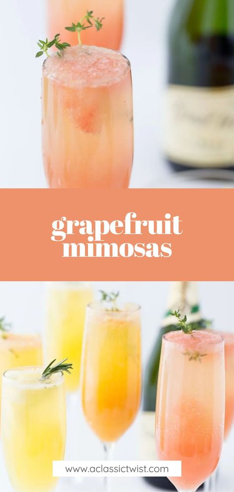 This delicious Grapefruit Mimosa recipe is perfect for all your winter weekend brunch plans! Fruit And Veggie Recipes, Grapefruit Mimosa, Mimosa Recipe, Winter Weekend, Fruit And Veggie, Recipes Only, Weekend Brunch, Farmer's Market, Fresh Produce