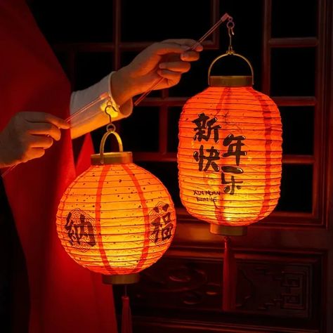 1.03US $ 70% OFF|Chinese lamp LED Glowing classical red paper lantern DIY Assemble Paper Lanterns Spring Festival Children Gifts New Year Decor| |   - AliExpress Paper Lantern Diy, Chinese Lamp, Lantern Diy, Paper Lantern Decor, Diy Events, Paper Lanterns Diy, Paper Lantern Lights, Portable Lantern, Japanese Wedding