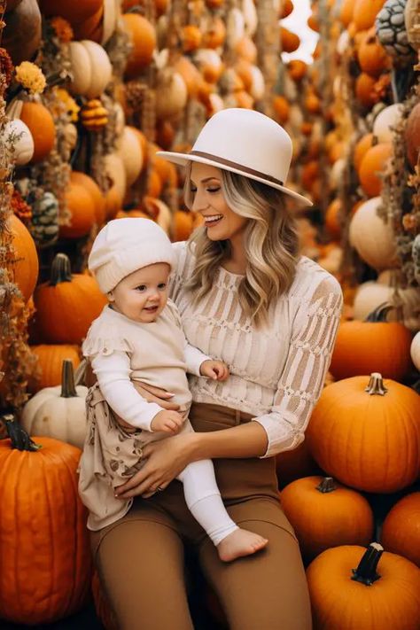 50 Super Cute Fall Photoshoot Ideas for Baby in 2024 | Love and Moms Fall Toddler Picture Ideas, Baby Pumpkin Patch Photoshoot, Pumpkin Patch Photoshoot Family Of 3, Pumpkin Family Photos, Pumpkin Patch Pictures Baby, Cute Fall Photoshoot Ideas, Family Pumpkin Patch Pictures, Pumpkin Patch Photoshoot Family, Photoshoot Ideas For Baby